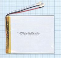 ����������� Li-Pol (�������) 4*80*100�� 3pin 3.7V/3900mAh