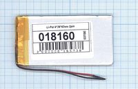 Аккумулятор Li-Pol (батарея) 4*36*63мм 2pin 3.7V/800mAh