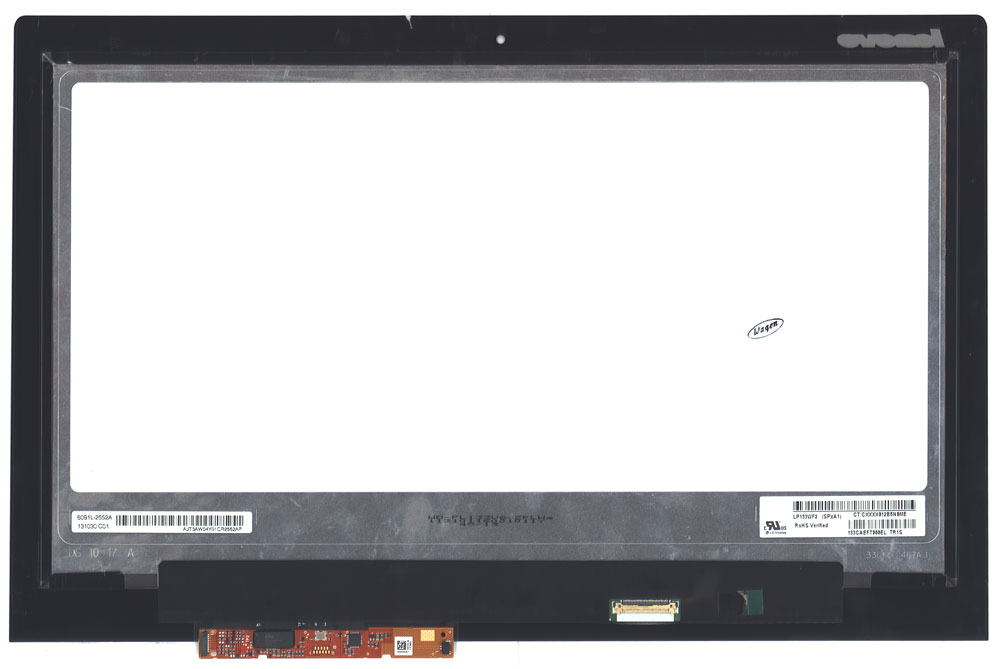 Модуль (матрица + тачскрин) Lenovo IdeaPad Yoga 2 13 LP133WF2(SP)(A1) черный с рамкой