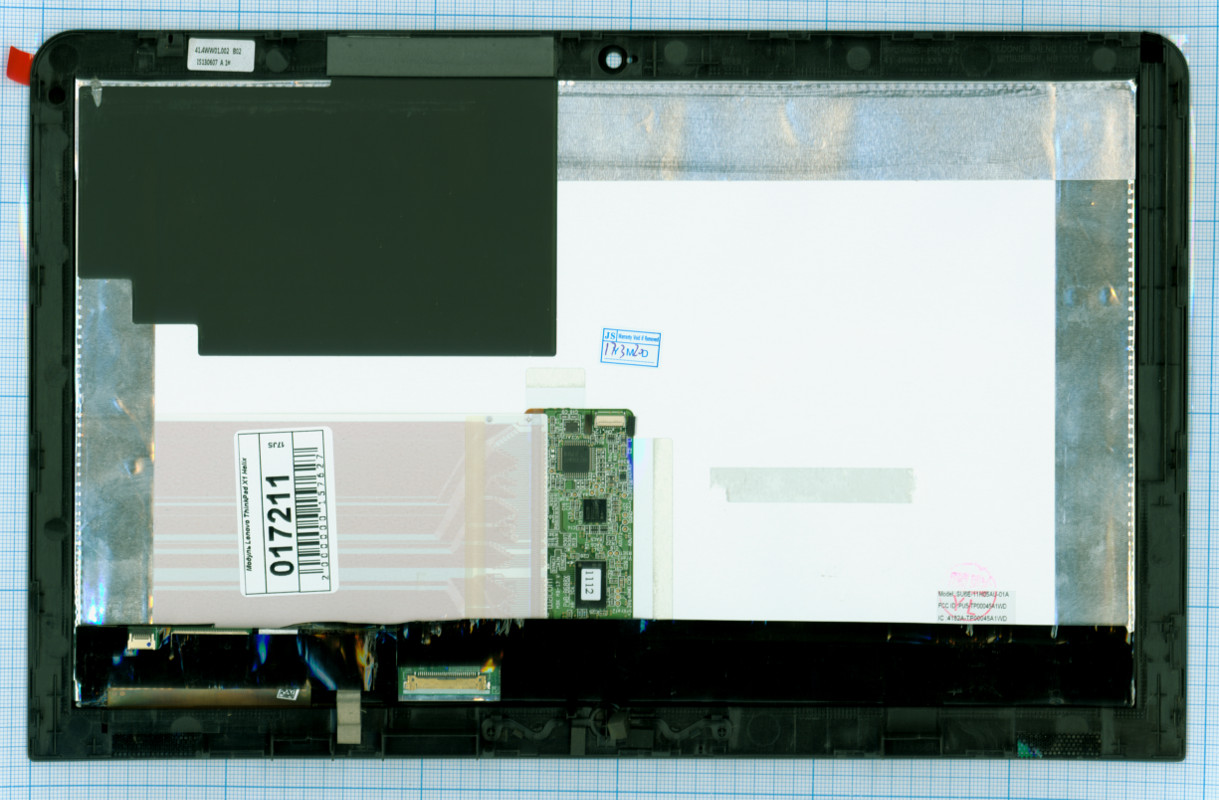 Модуль (матрица + тачскрин) Lenovo ThinkPad X1 Helix черный с рамкой