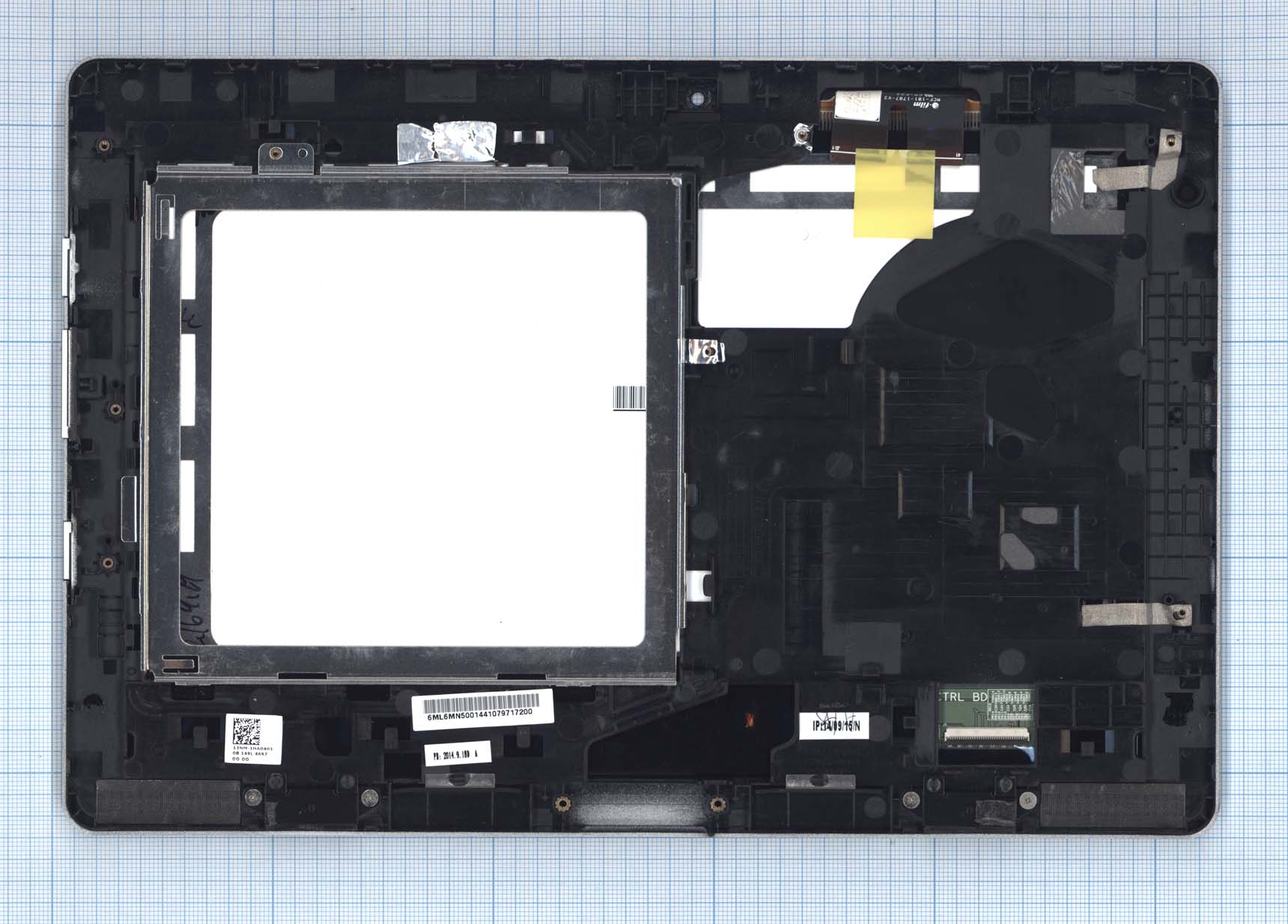 Модуль (матрица + тачскрин) Acer Aspire Switch 10 черный с рамкой VER-2