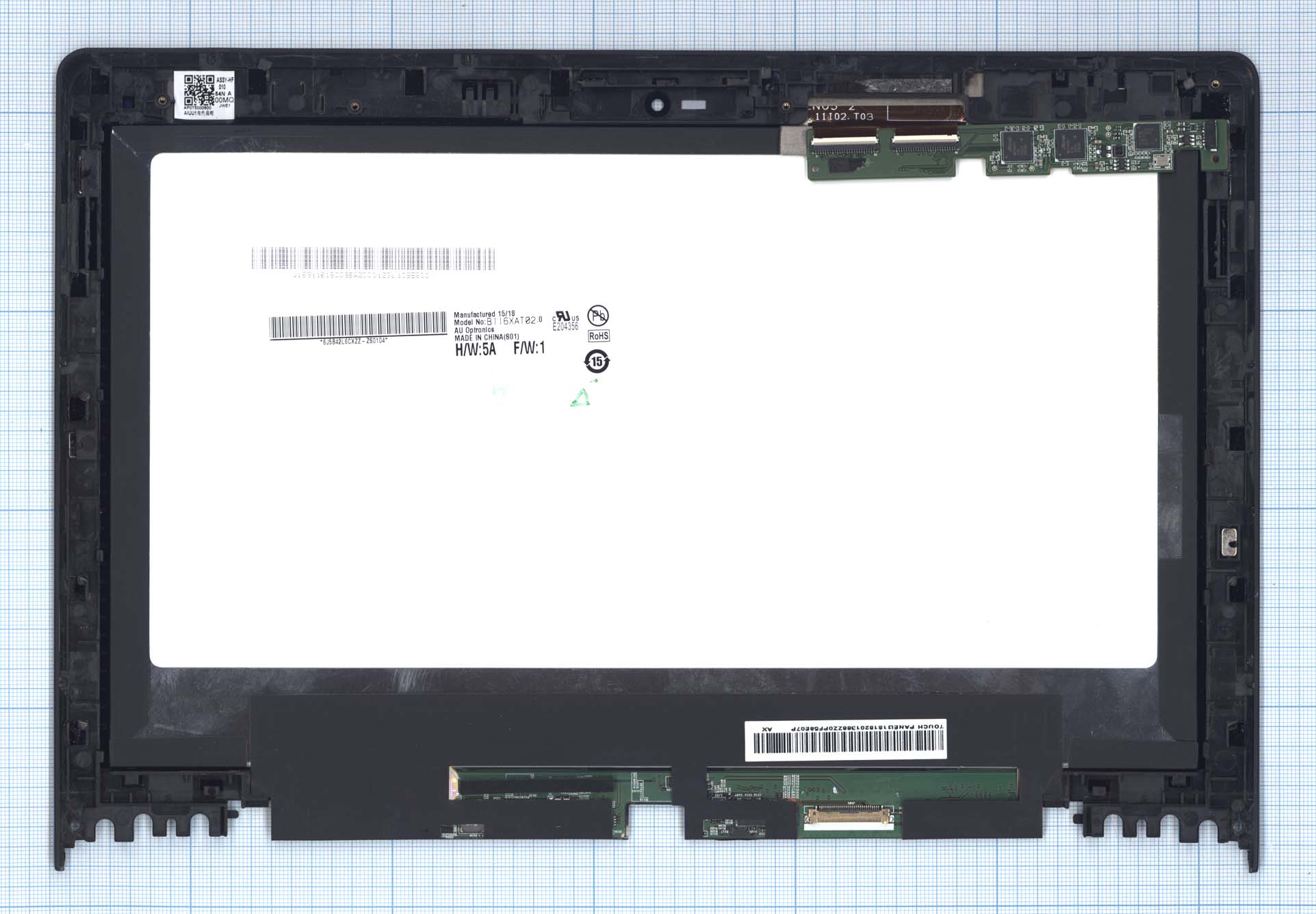 Модуль (матрица + тачскрин) Lenovo IdeaPad Yoga 11 ver.2 черный с рамкой