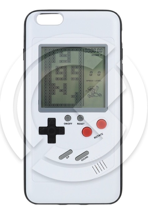 Чехол (накладка) Tetris для iPhone 6 plus (белый)