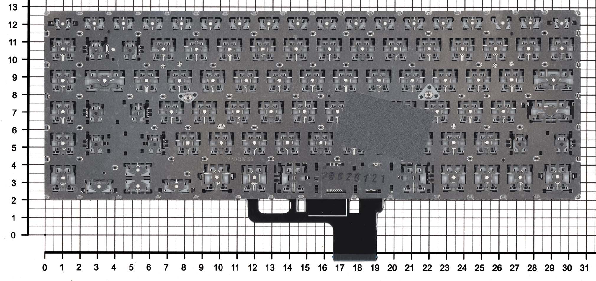 Клавиатура для ноутбука Asus UX530 черная