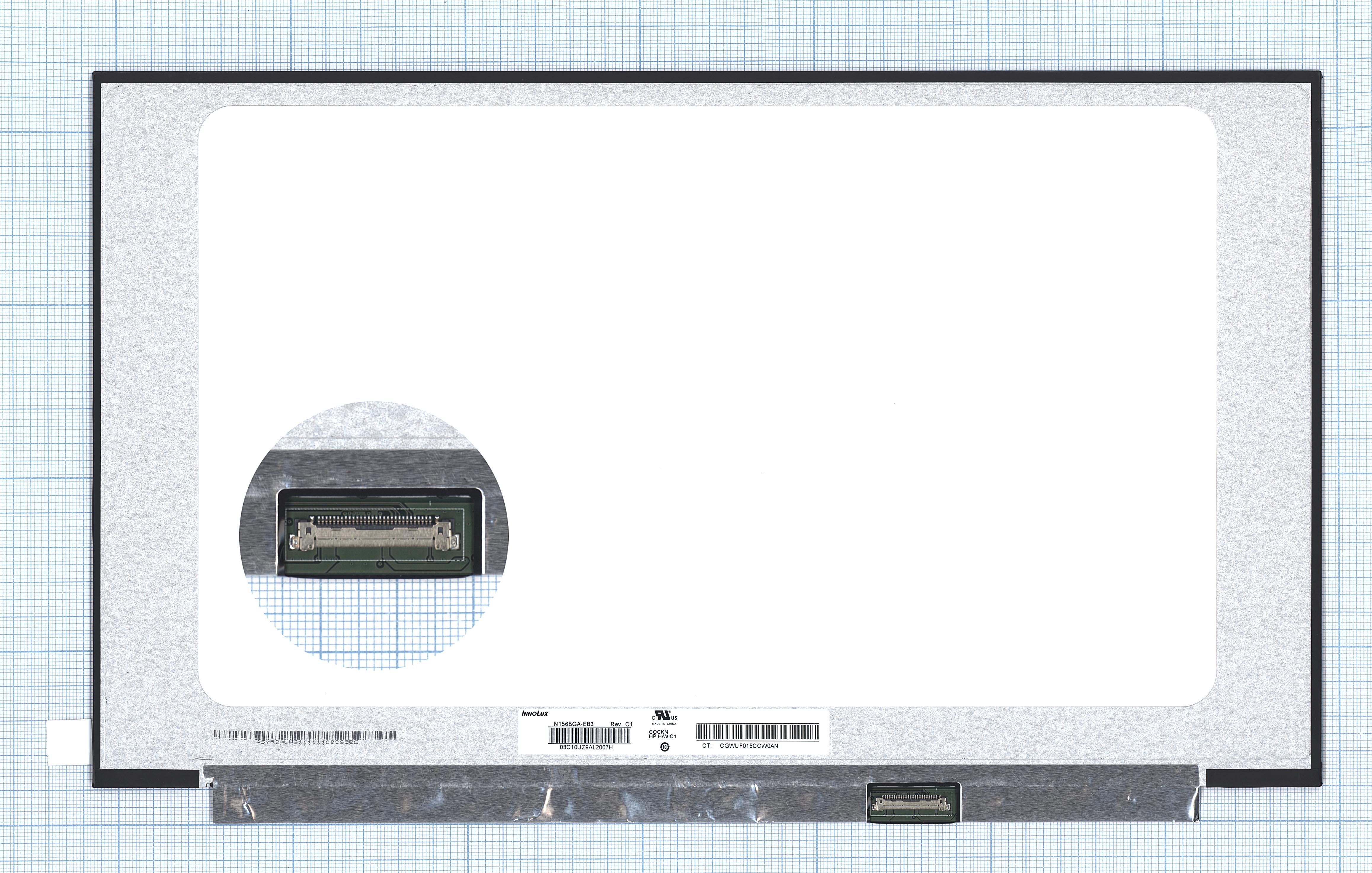 Матрица N156BGA-EB3 15.6 LED 1366*768 Slim 30 pin eDp 350mm (без ушей)