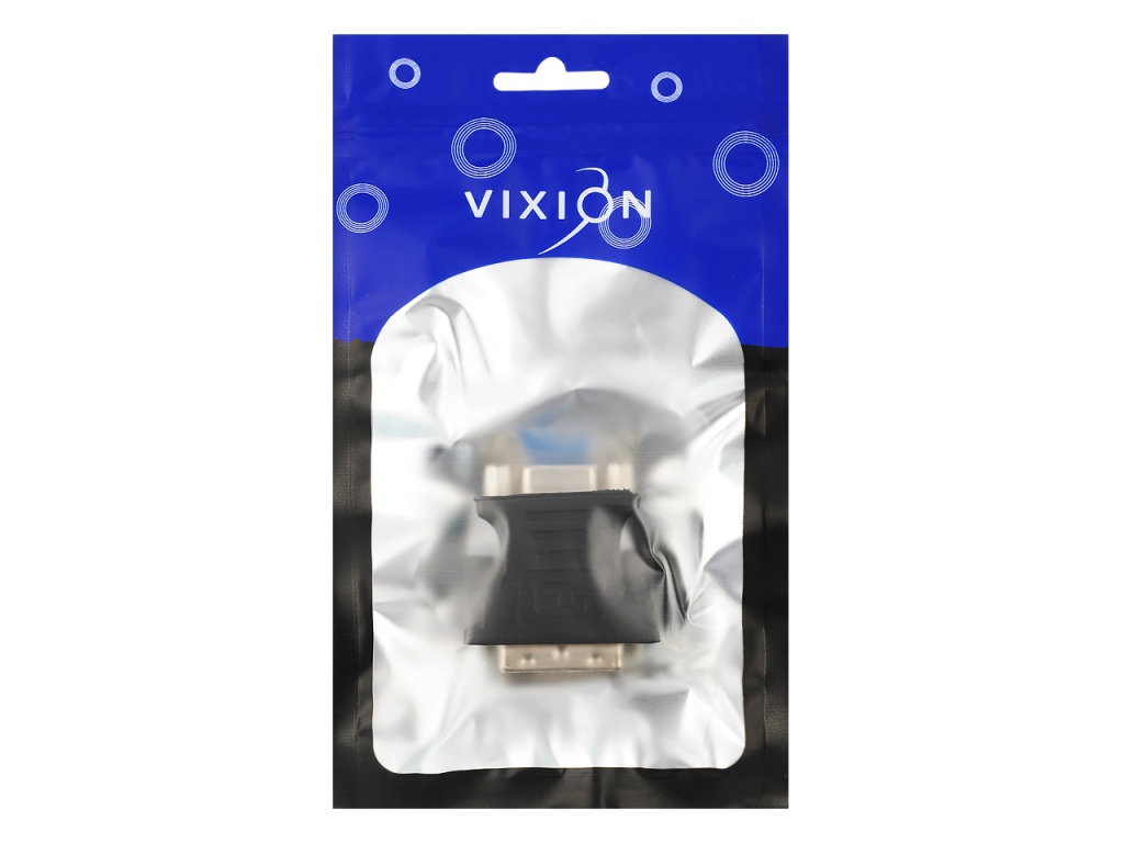 Переходник VIXION AD34 DVI-I (M) - VGA (F) (черный)
