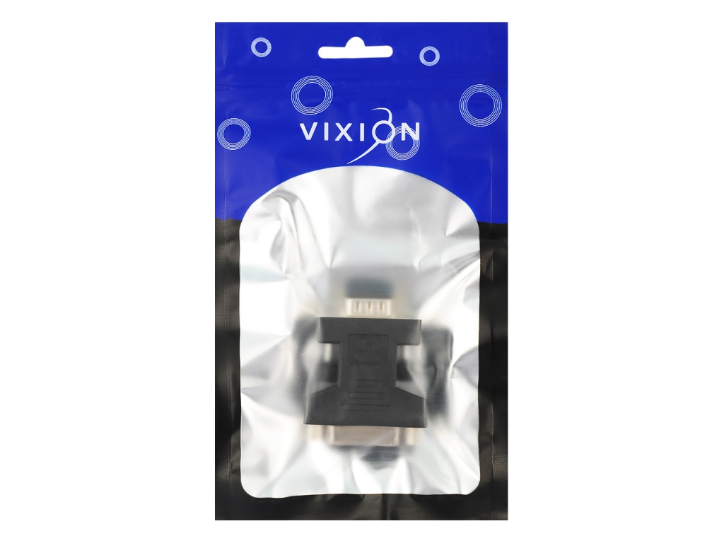 Переходник VIXION AD35 DVI-I (F) - VGA (M) (черный)