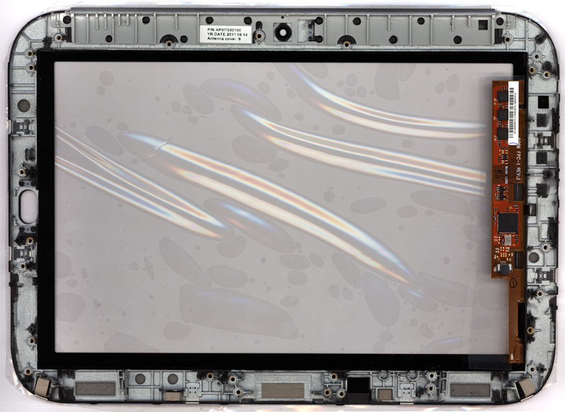 Сенсорное стекло (тачскрин) Lenovo IdeaPad K1 черный с рамкой