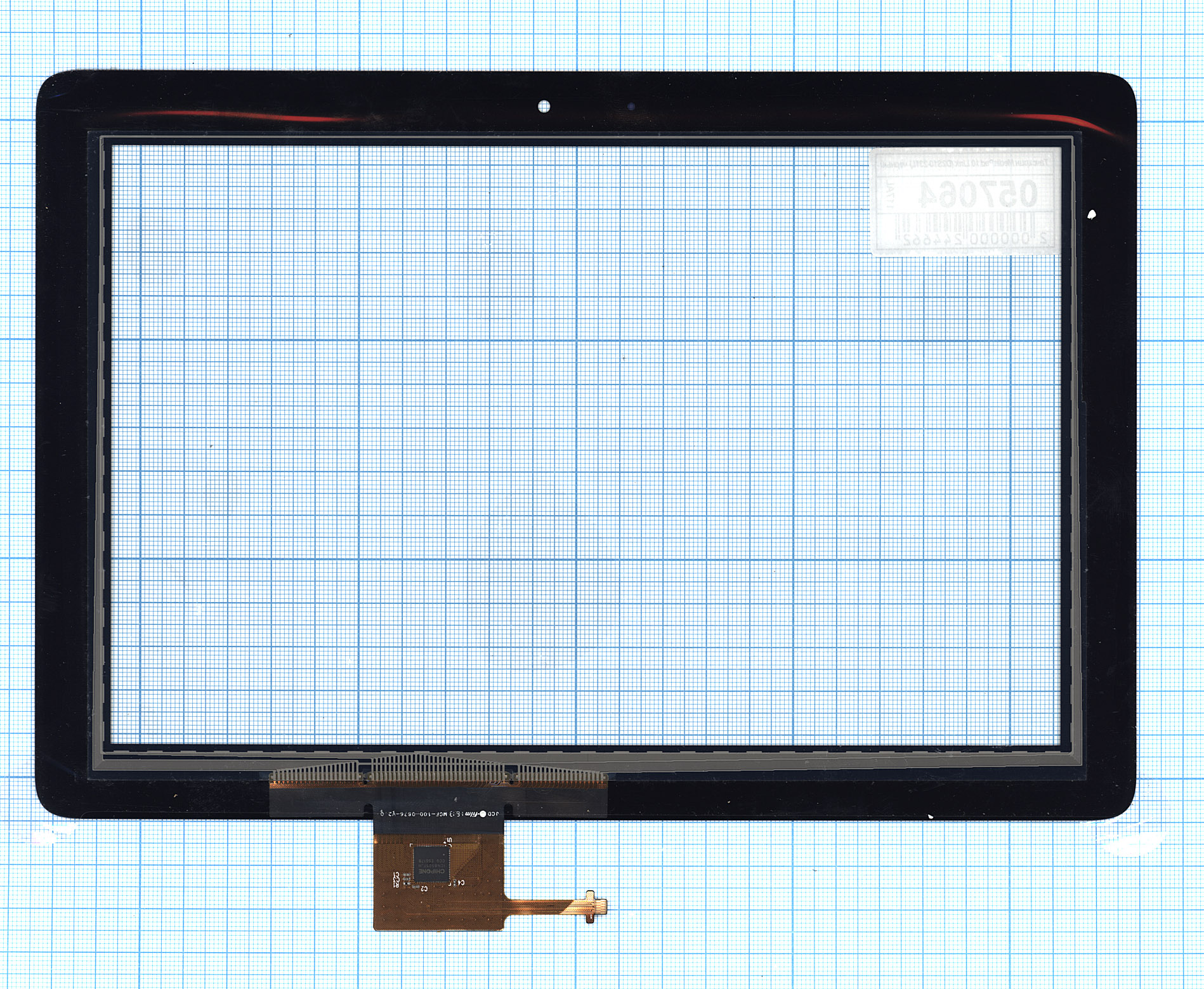 Сенсорное стекло (тачскрин) Huawei MediaPad 10 Link (D2S10-231L) черное