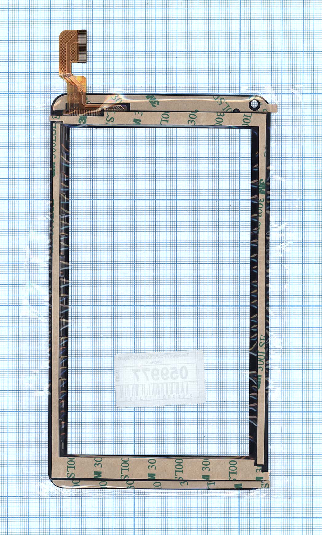 Сенсорное стекло (тачскрин) FPC-FC70S606(G-739)-00 черное