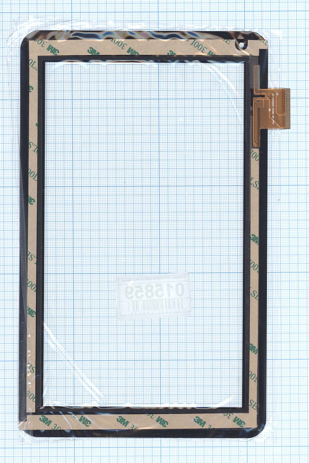 Сенсорное стекло (тачскрин) XC-PG0900-029B-A0-FPC черное