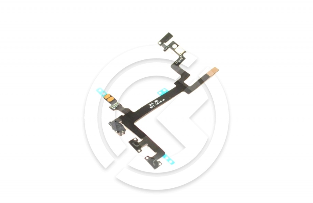 Шлейф для iPhone 5 + кнопка вкл+ боковые кнопки + микрофон ориг