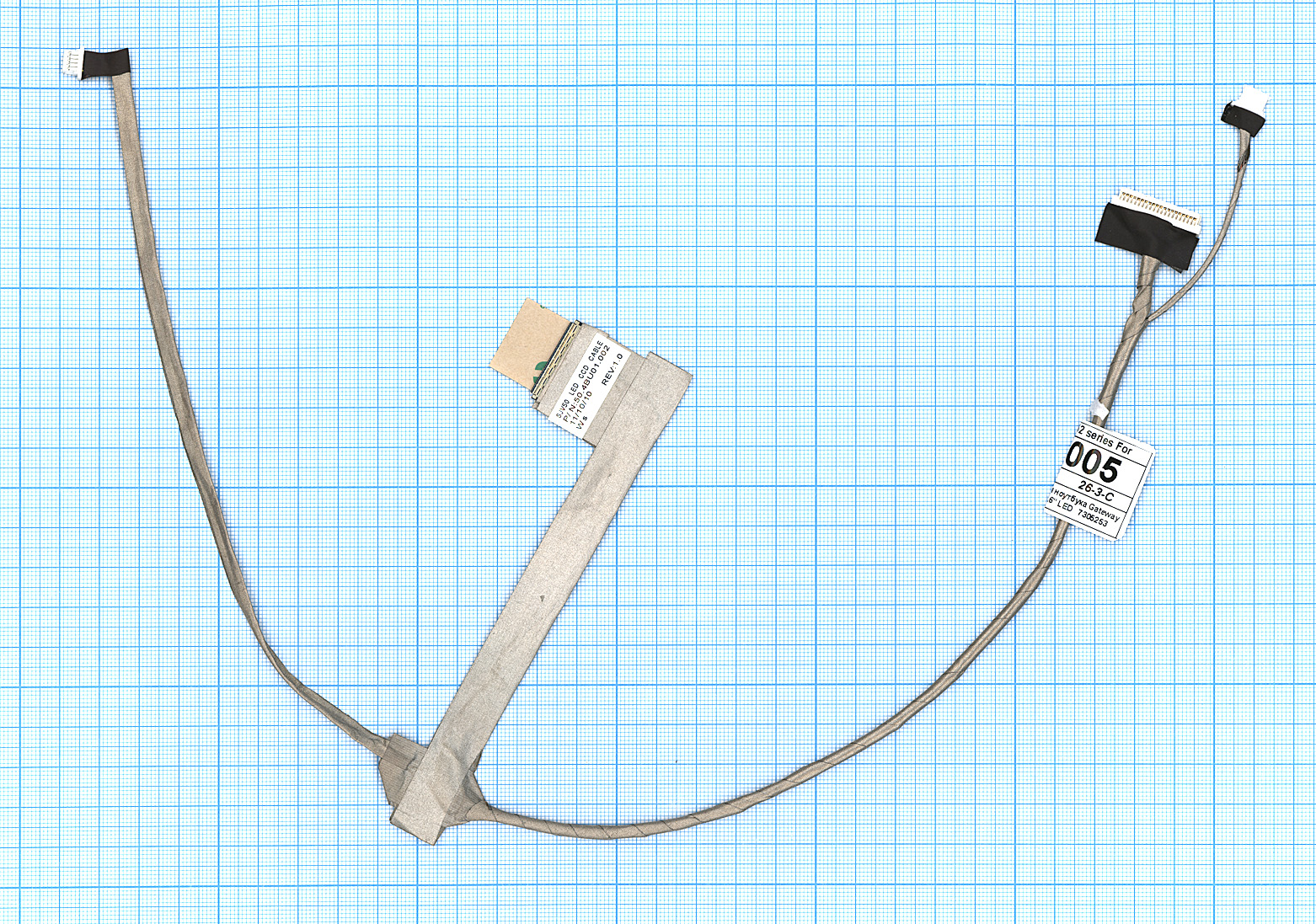 Шлейф матрицы для ноутбука Gateway NV52 series 15.6' LED 7305253