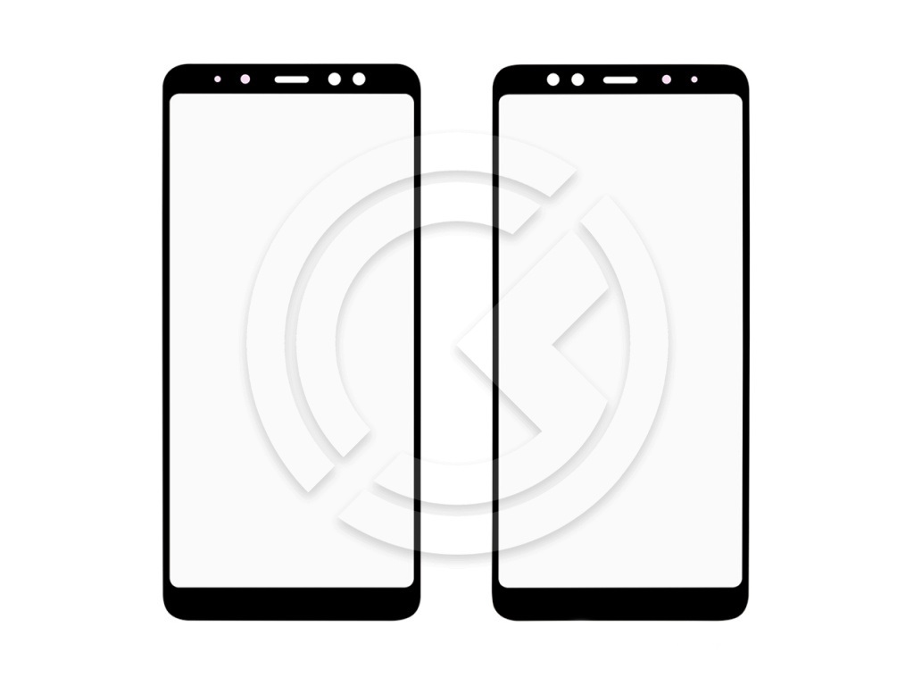 Стекло для Samsung A730F Galaxy A8 Plus (2018) (черный)