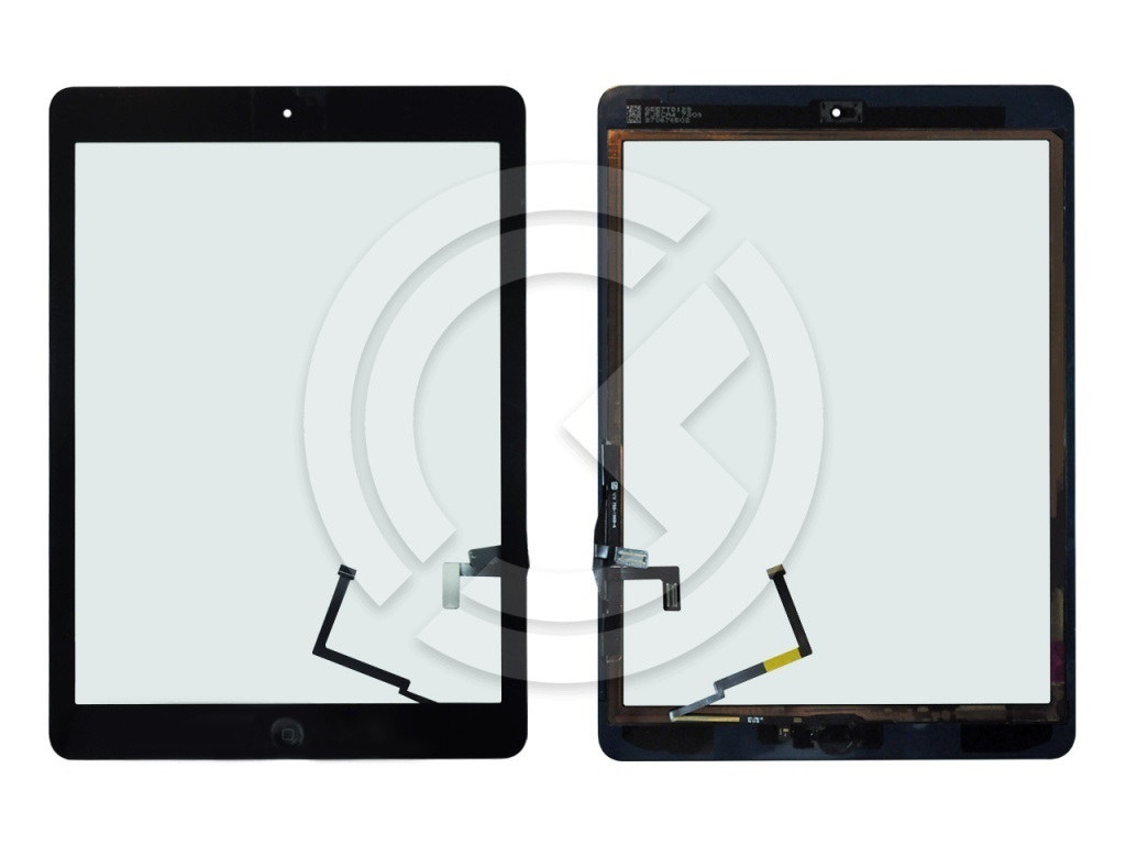 Тачскрин для iPad 9.7' (2017) + кнопка HOME (черный) ориг