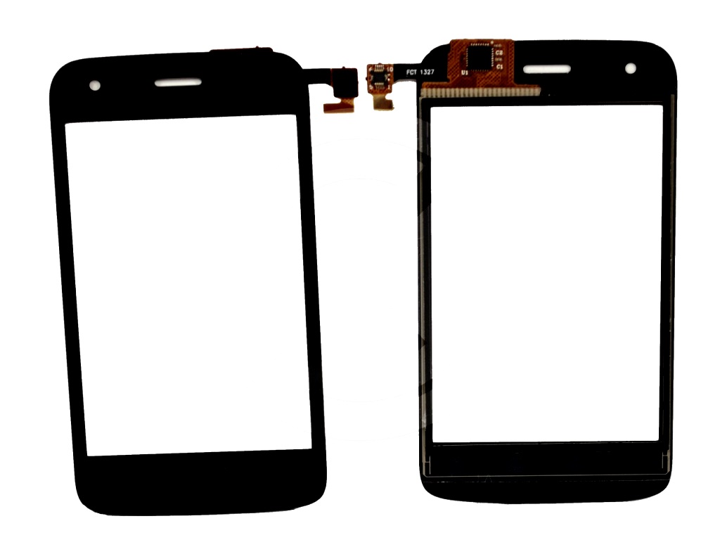 Тачскрин для Fly IQ245 Wizard+ (выпуск до 25.03.2013) (56 мм x 103 мм) (черный) ориг