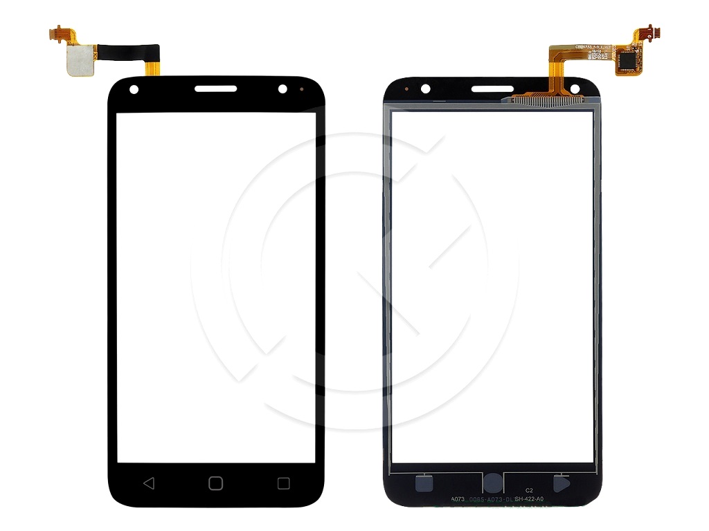 Тачскрин для Alcatel OT710/710D (черный)