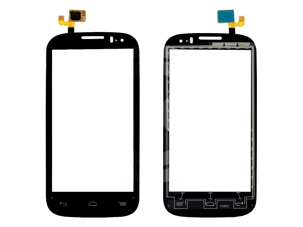 Тачскрин для Alcatel OT5036D/5036X Pop C5 (4.5'') (черный)