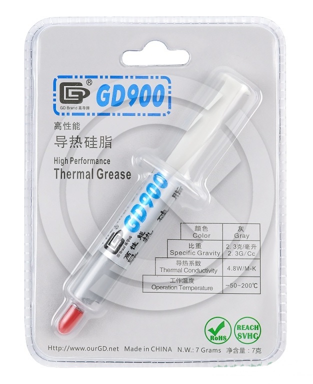 ���������� GD900 (>4.8W/m*K)  ����� 7 ����� � ��������