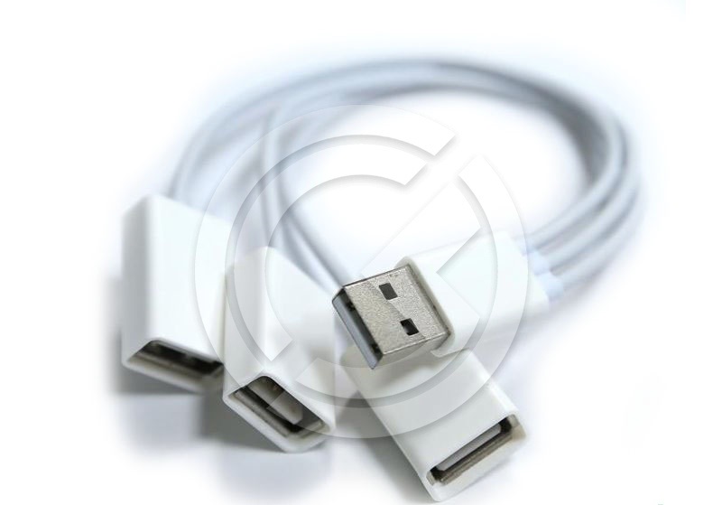 Разветвитель USB UCA-060 3 входа USB (белый)