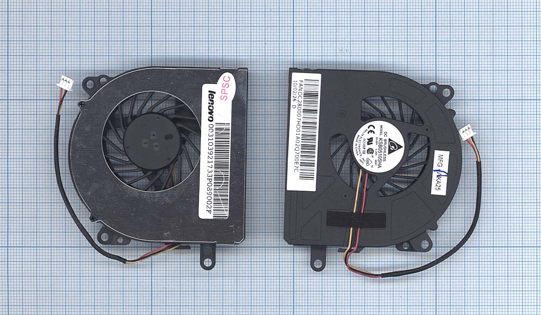 Вентилятор (кулер) для ноутбука Lenovo U450G U450P U450A U450 BENQ S43 S43-LC12