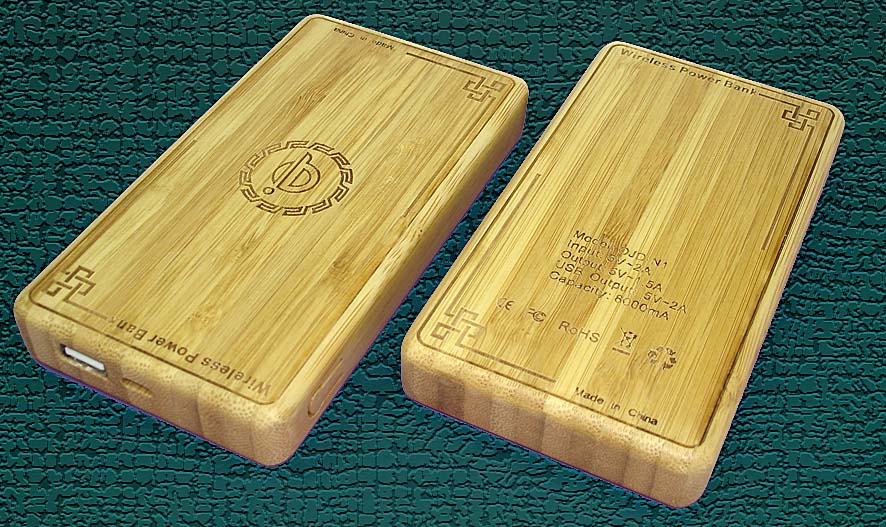 Powerbank OJD-N1 � ���������� ������� �� ���������� �������� ������������ QI ������� 8000mAh 5V 1.5A