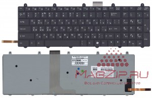 Клавиатура для ноутбука MSI GE60 GE70 с подсветкой черная