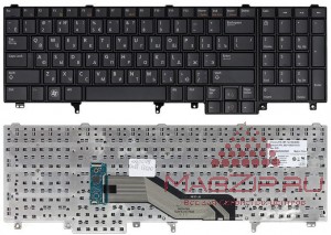 Клавиатура для ноутбука Dell Latitude E6520 черная