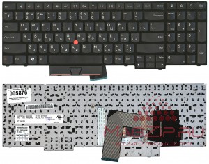 Клавиатура для ноутбука ThinkPad Edge E530 E535 E530c черная