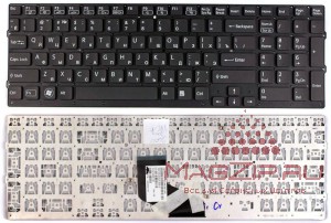 Клавиатура для ноутбука Sony Vaio VPC-F219fc VPC-F22 VPC-F23 черная