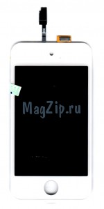 Дисплей для iPod Touch 4е поколение + тачскрин (белый)