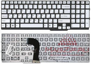 Клавиатура для ноутбука Sony VAIO SVS15 серебристая