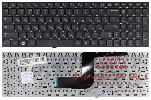 Клавиатура для ноутбука Samsung RC510, RC520, RV509, RV511, RV513, RV515, RV518, RV520, Черная
