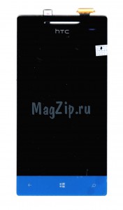 Дисплей для HTC 8S Windows Phone + тачскрин (синий)