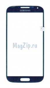 Стекло для Samsung i9500 (синий)