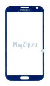 Стекло для Samsung N7100 (синий)