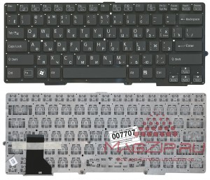 Клавиатура для ноутбука SONY SVS13 SVE13 черная с подсветкой