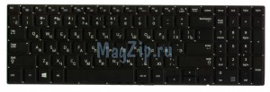 Клавиатура для ноутбука Samsung NP700Z5B без рамки, черная