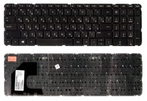Клавиатура для ноутбука HP Pavilion 15-b, Sleekbook 15, Ultrabook 15 черная без рамки плоский ENTER