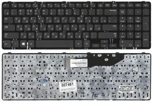 Клавиатура для ноутбука Samsung 350e7c 355e7c черная рамка черная BA75-04307C