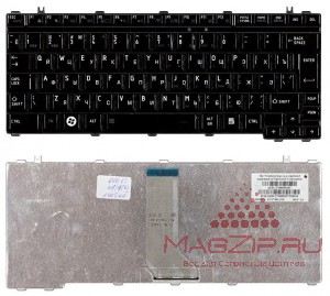 Клавиатура для ноутбука Toshiba U400 U500 черная