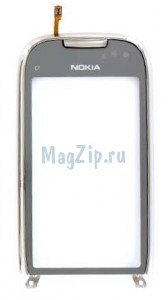 Тачскрин для Nokia C7 (серебро)