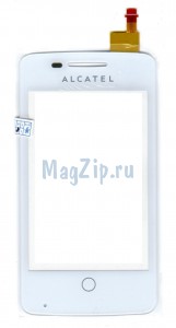 Тачскрин для Alcatel OT4010D белый