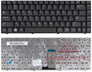 Клавиатура для ноутбука Samsung R517 R518 R519 черная (без цифрового блока)