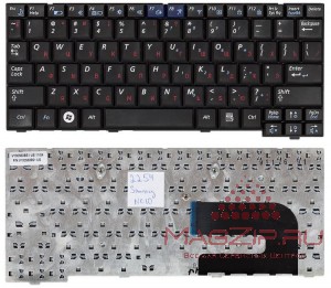 Клавиатура для ноутбука Samsung NC10 N110 N130 N127 N140 черная BA59-02419L