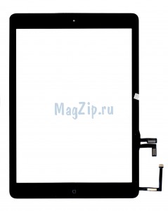 Тачскрин для iPad Air (черный) + кнопка Home ориг