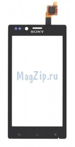 Тачскрин для Sony Xperia J (ST26i) (черный)