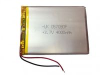 Аккумулятор Li-Pol (батарея) 3.7V 4000mAh (111x70mm) Li-Pol 2 pin