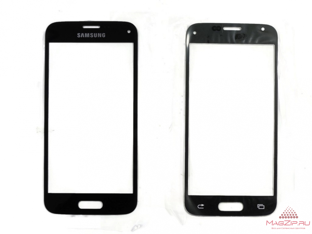 Стекло для Samsung G800F Galaxy S5 mini (черный)