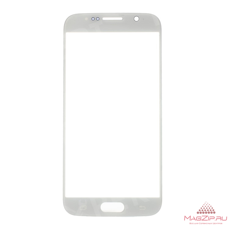 Стекло для Samsung G920F Galaxy S6 (белый)